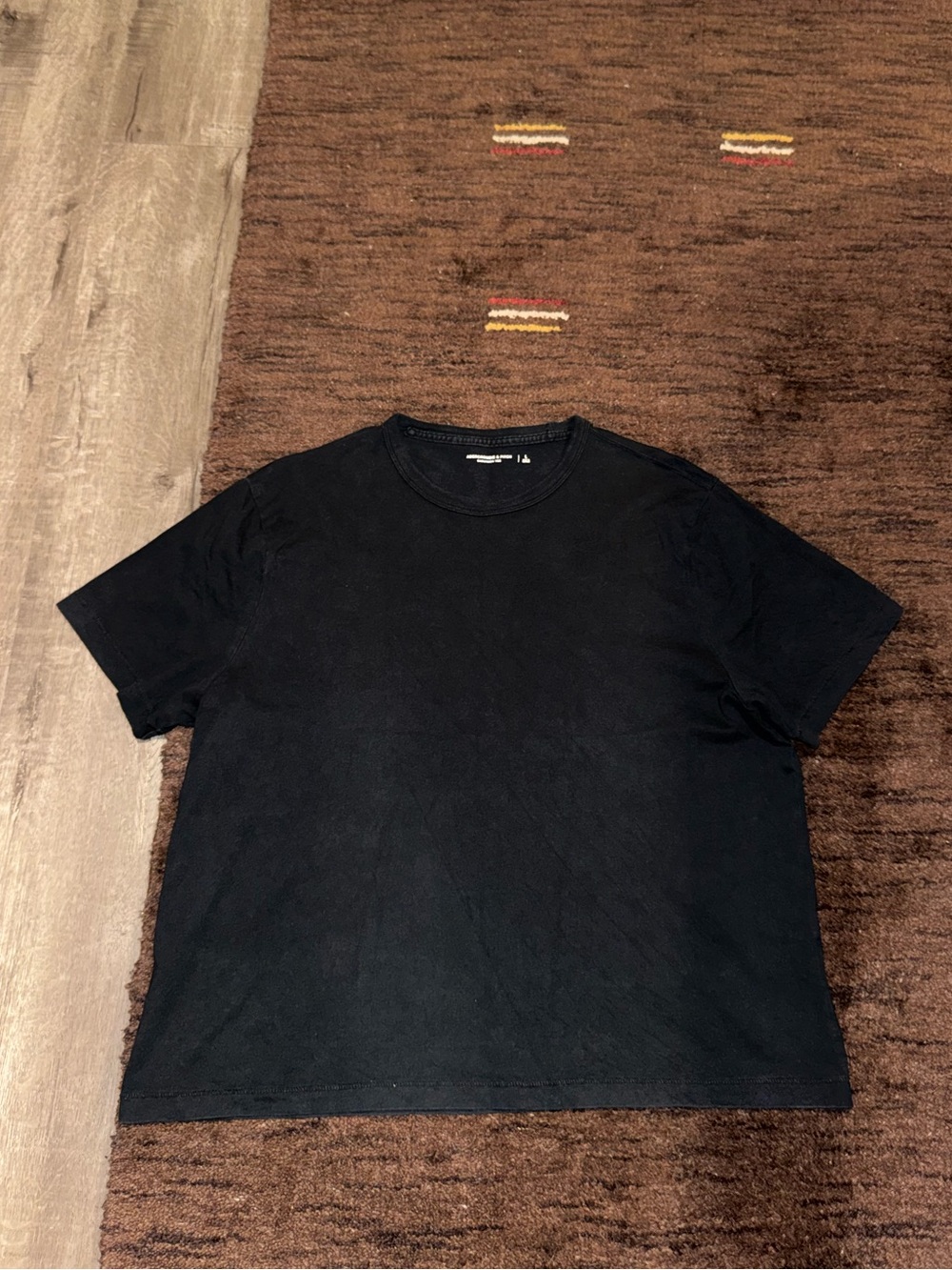 Abercrombie & Fitch Black Short-Sleeve Crewneck Tee